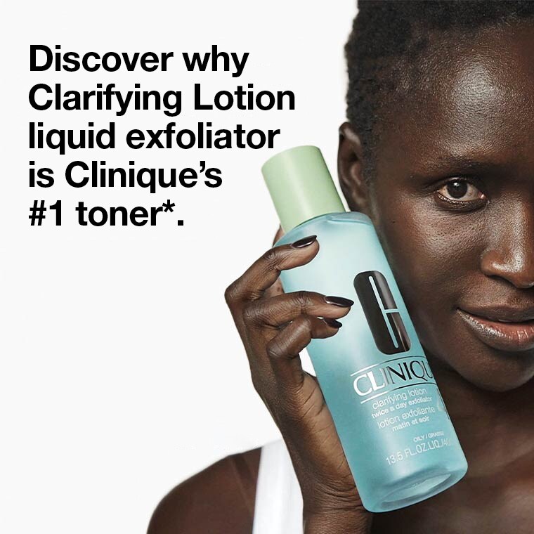 Discover why Clarifying Lotion liquid exfoliator is Clinique’s #1 toner*. 