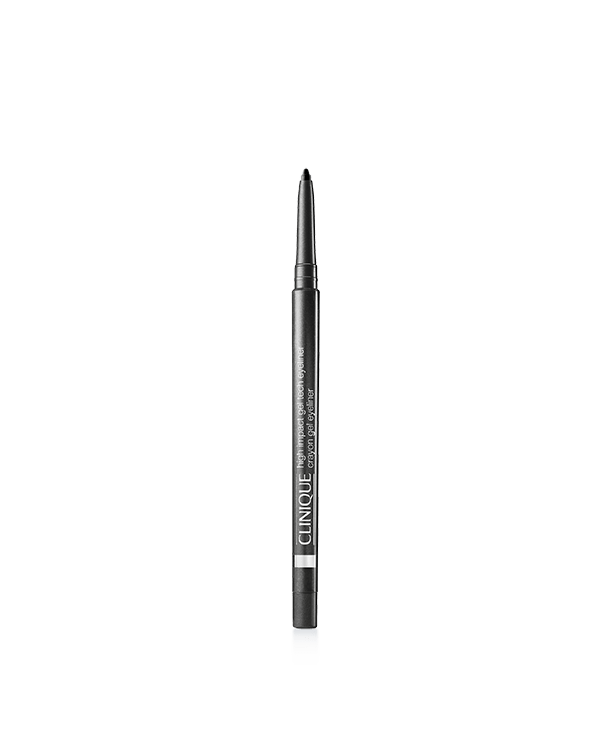 High Impact™ Gel Tech Eyeliner, Ultra-pigmented gel eyeliner glides on smoothly and stays put. 24hr wear on lids, 12hr wear on waterline.