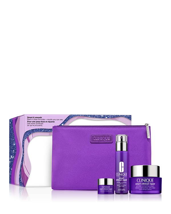 Smart &amp; Smooth Skincare Set, Our best-in-class formulas for results you can see. Worth $335.