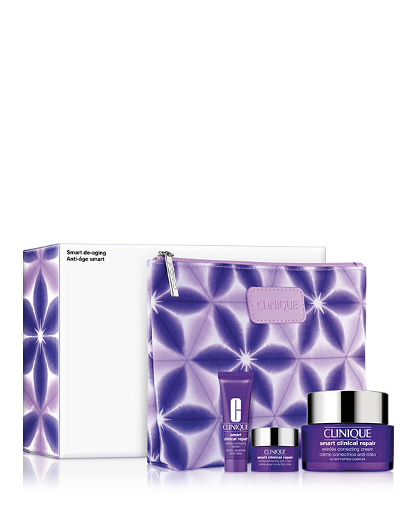Smart De-Aging Skincare set, A trio of innovative skincare to fight the look of lines and wrinkles. $242 value.