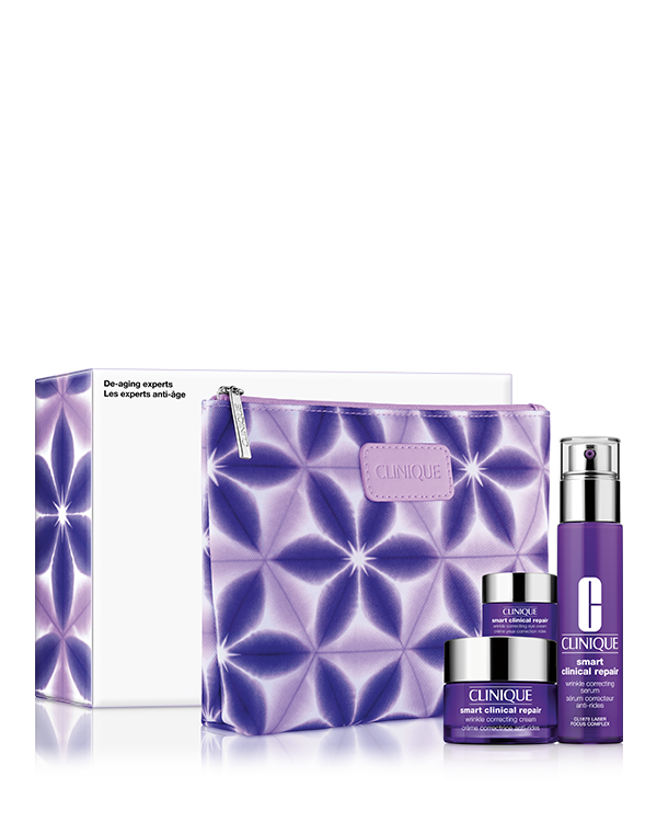 Smart De-Aging Experts, A collection of our best-in-class de-aging formulas for results you can see. $263 value.