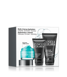 Clinique for Men™ Daily Intense Hydration - Cleanse. Exfoliate. Hydrate.